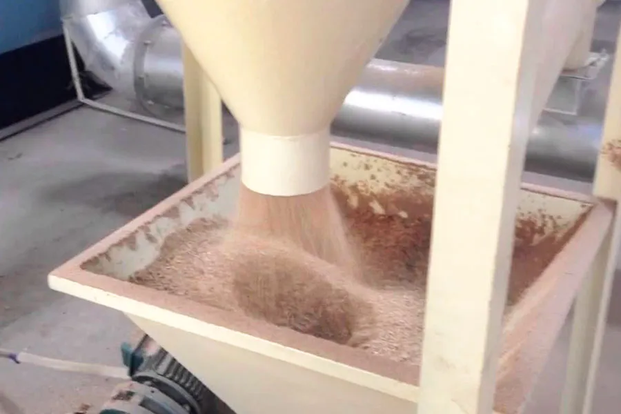 Производство древесной муки в Выборге